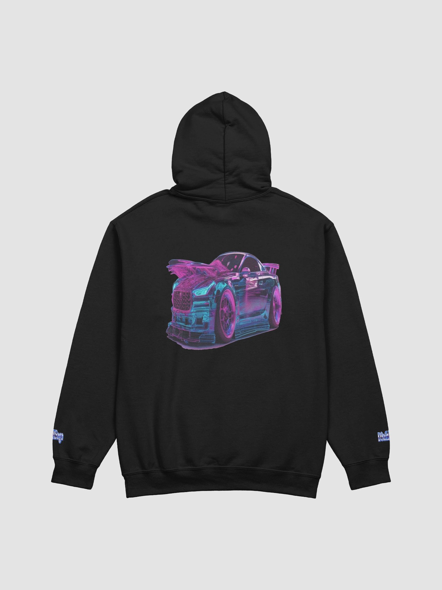 D3a1hXSaga – Neon Reaper Drift Classic Hoodie product image (2)