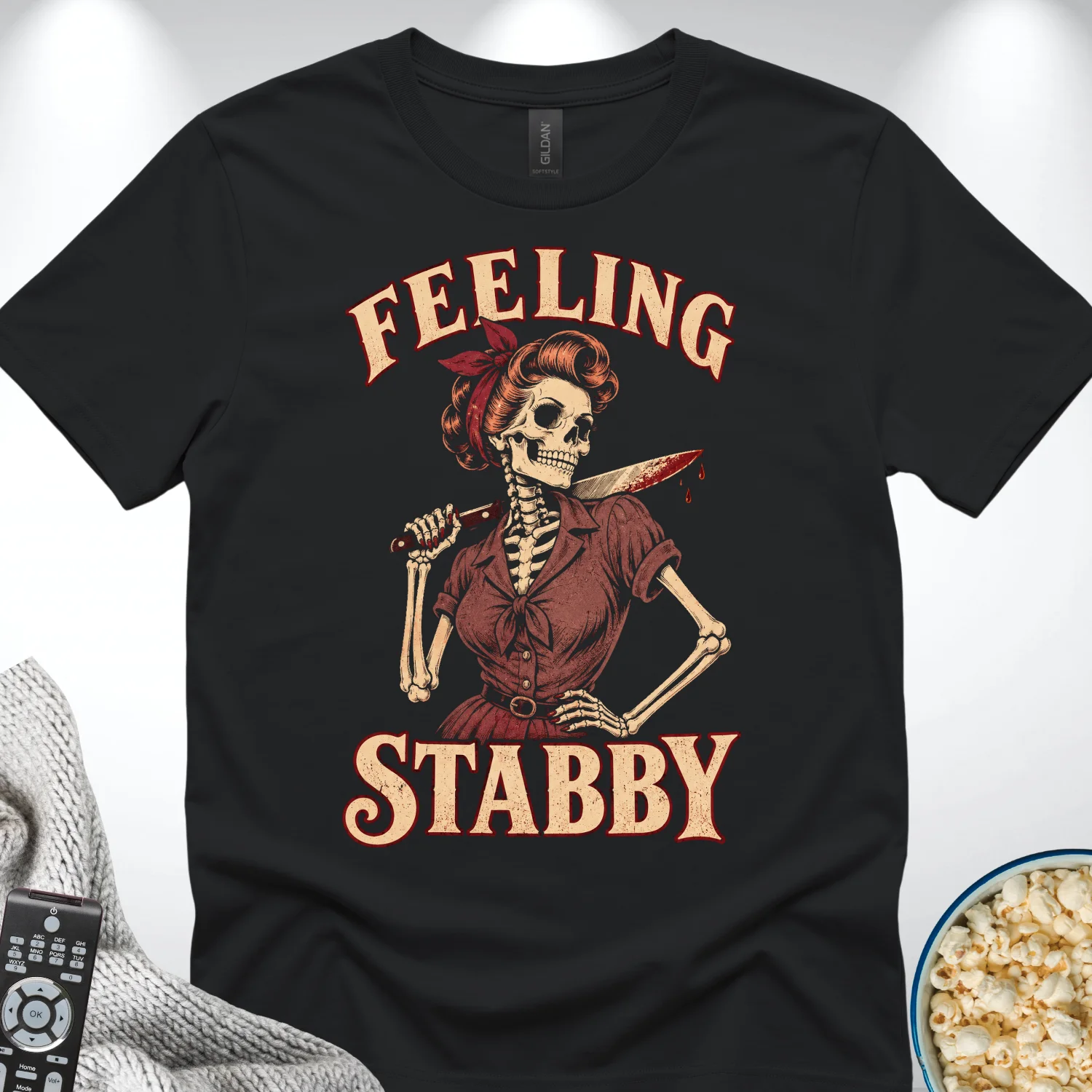 Feeling Stabby Funny True Crime T-Shirt product image (2)
