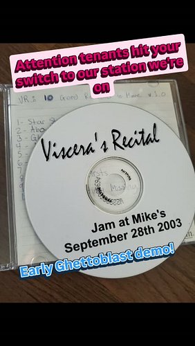 We're unearthing all kinds of lost treasures like this early demo of Ghettoblast live off the floor in Mike's basement!

#vis...