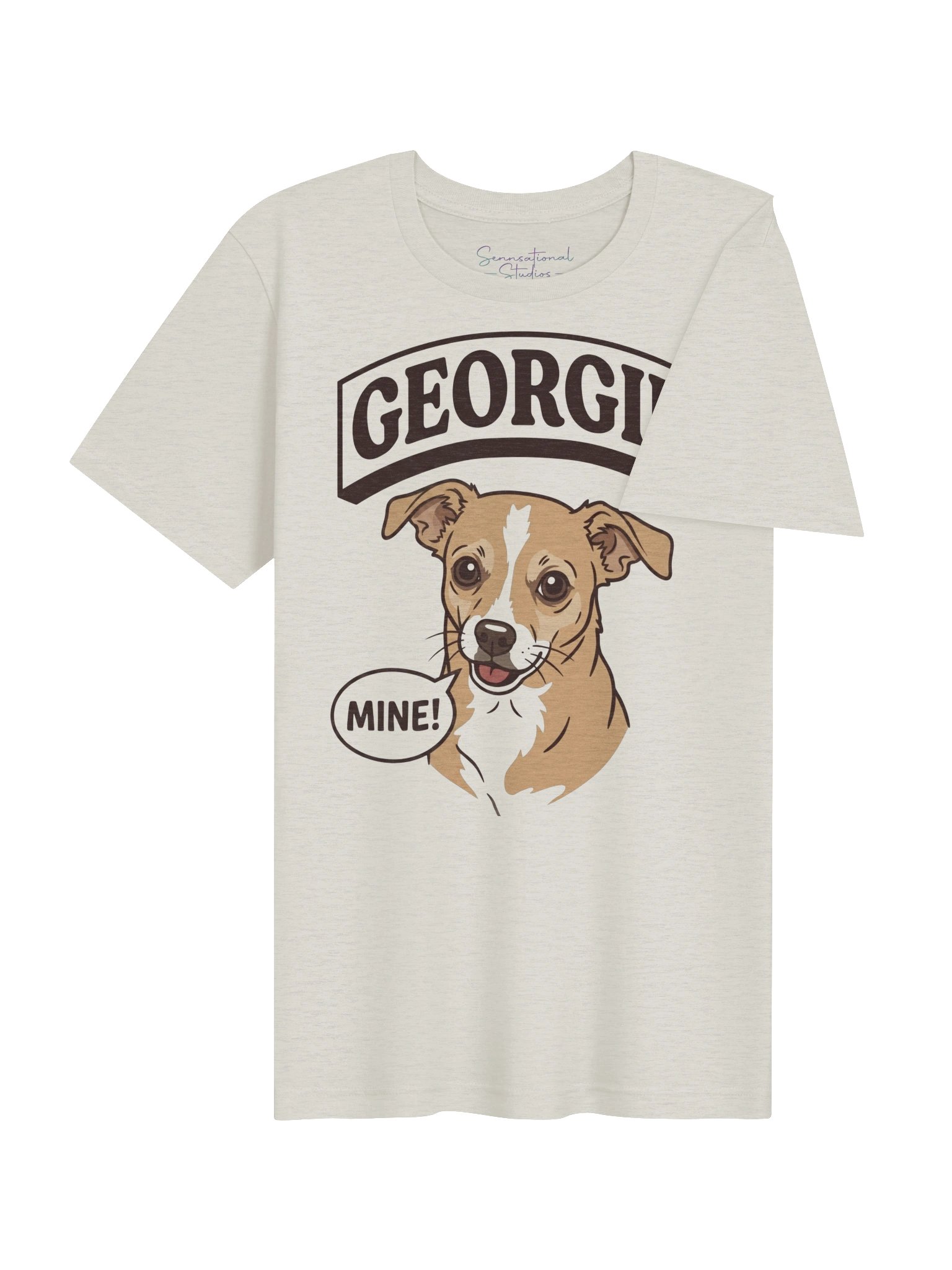 Georgie "Mine!" Possessive Chihuahua Tee | SENNSEIU product image (5)