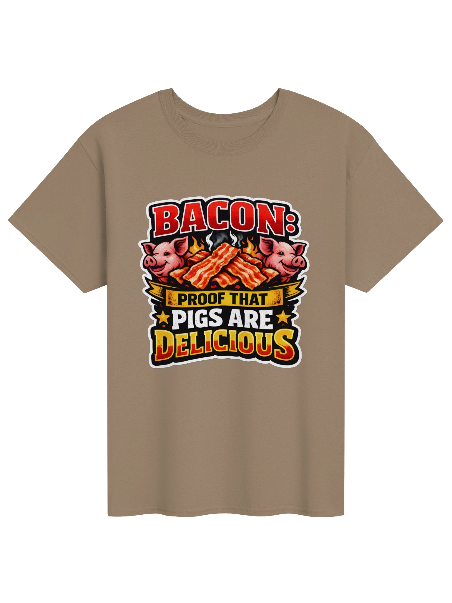 Bacon Proof That Pigs Are Delicious Tee product image (3)