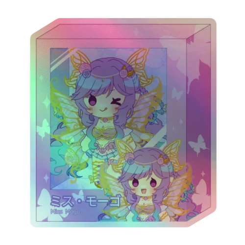 Holographic Mogo Doll Sticker product image (1)