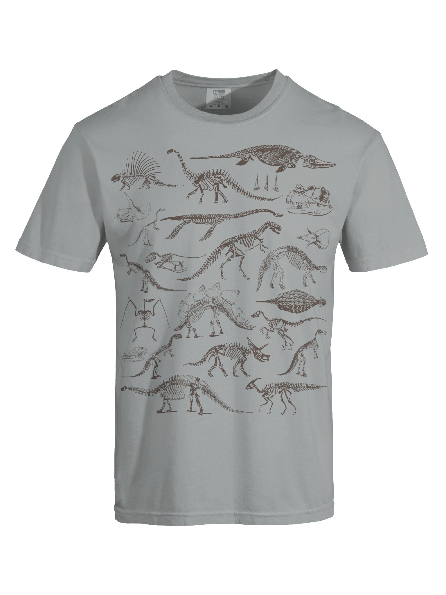 Dark Academia Dinosaur Skeleton Shirt – Vintage Fossil Bones Graphic Tee product image (6)