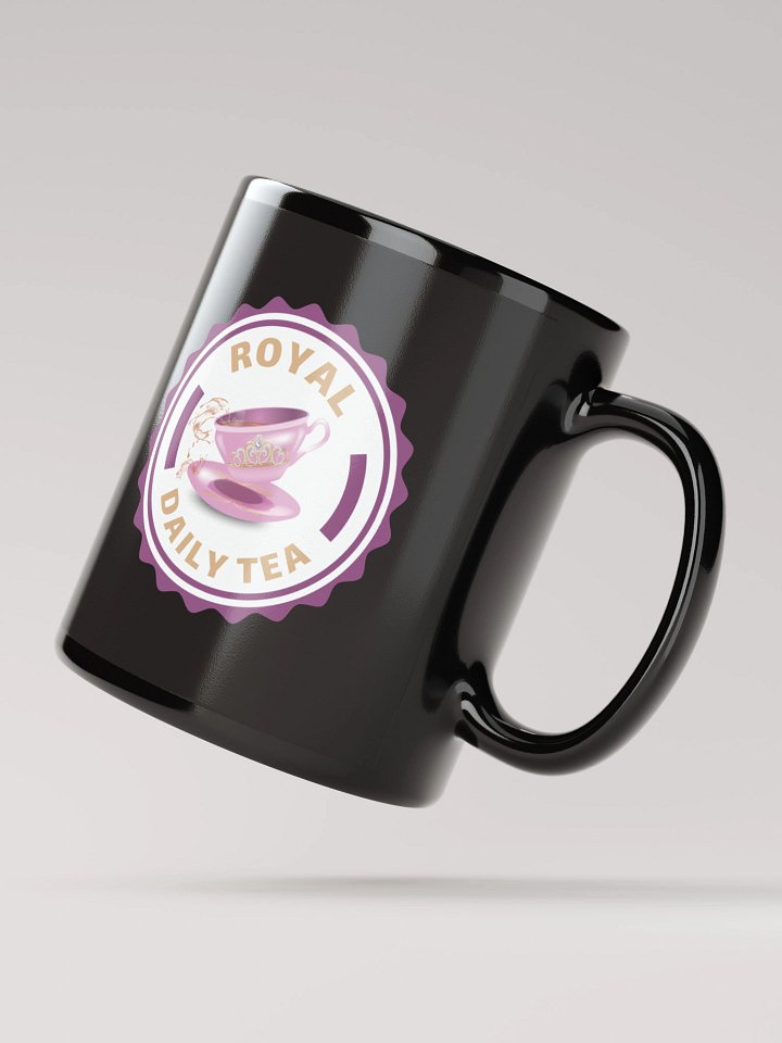Royal Daily Tea Badge Mug Black- 11oz product image (2)
