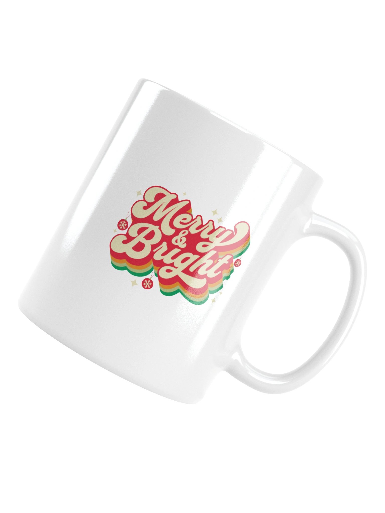 Coffee Mug Merry And Bright Retro Xmas Festive Vibes product image (13)