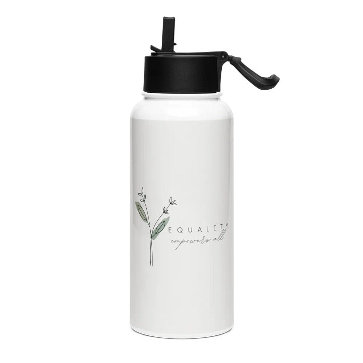 Stainless Steel Water Bottle with a Straw Lid SWFB0134 product image (1)