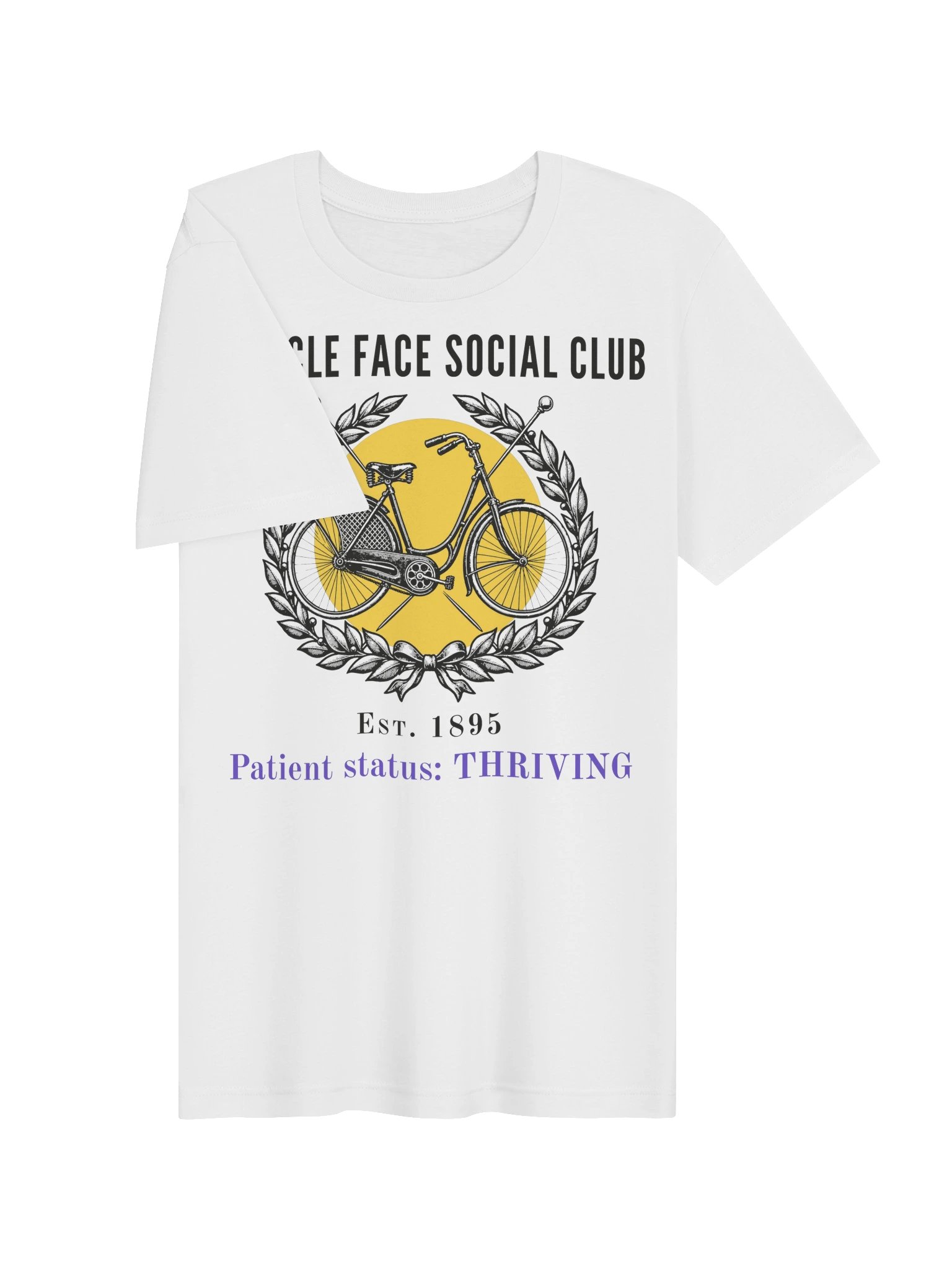 Bicycle Face Social Club Tee (light colours) product image (7)