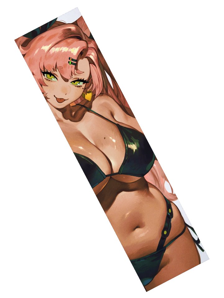 Pink Hair Girl Bikini Long Sticker product image (2)