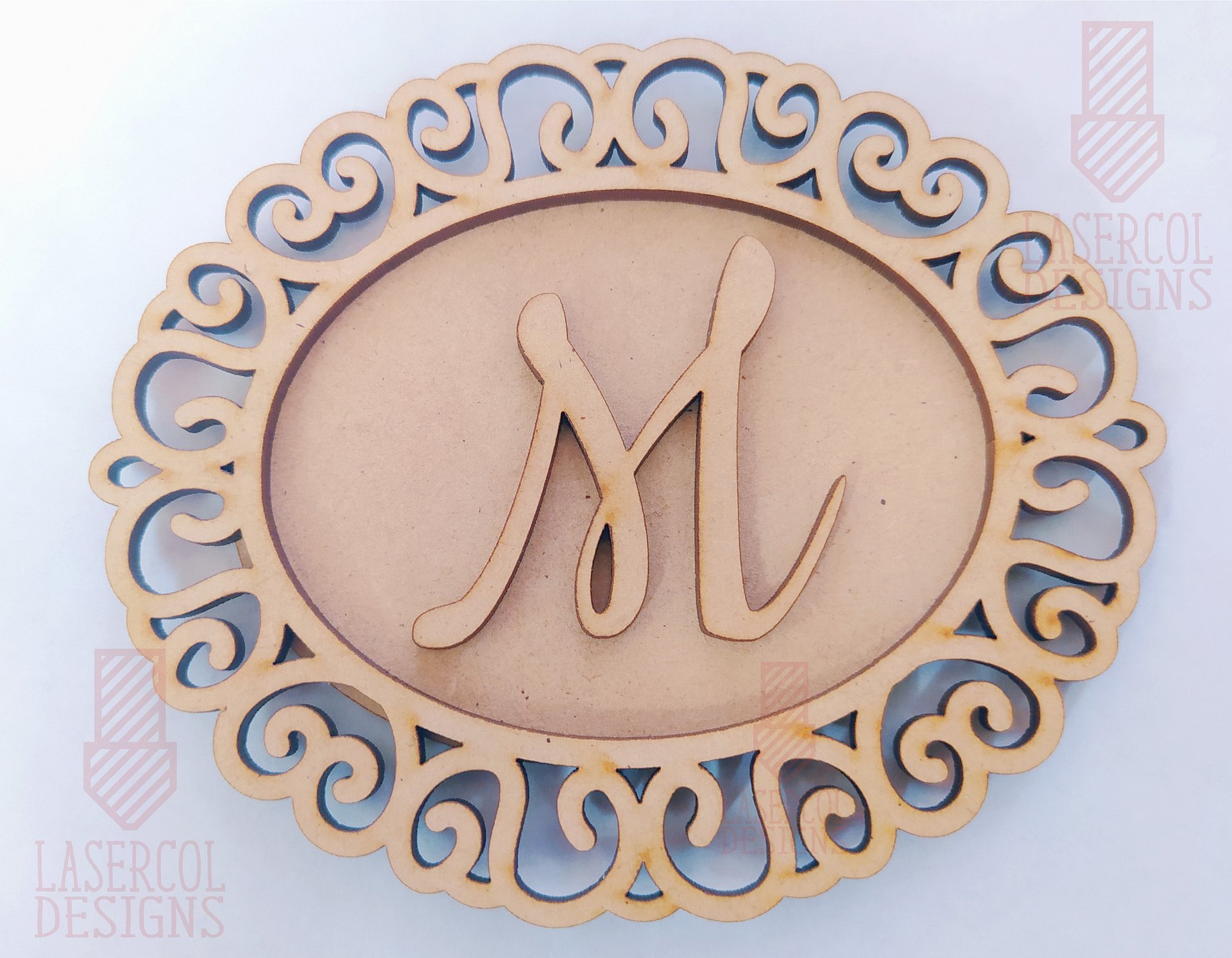 Oval Frames (Five Styles) - Laser Cut Files product image (8)