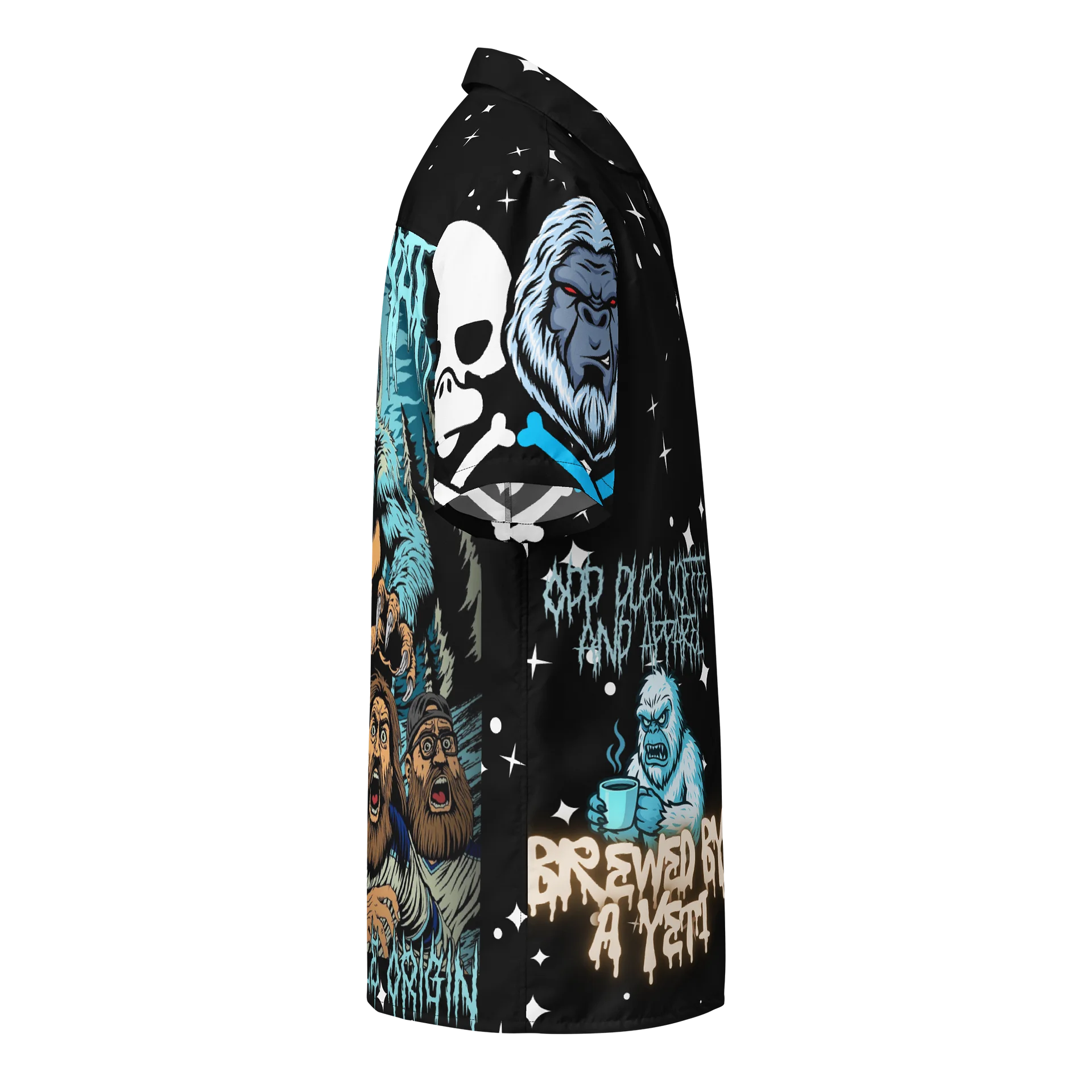 Killed by a Yeti Brewed by a Yeti Hawaiian Shirt product image (4)