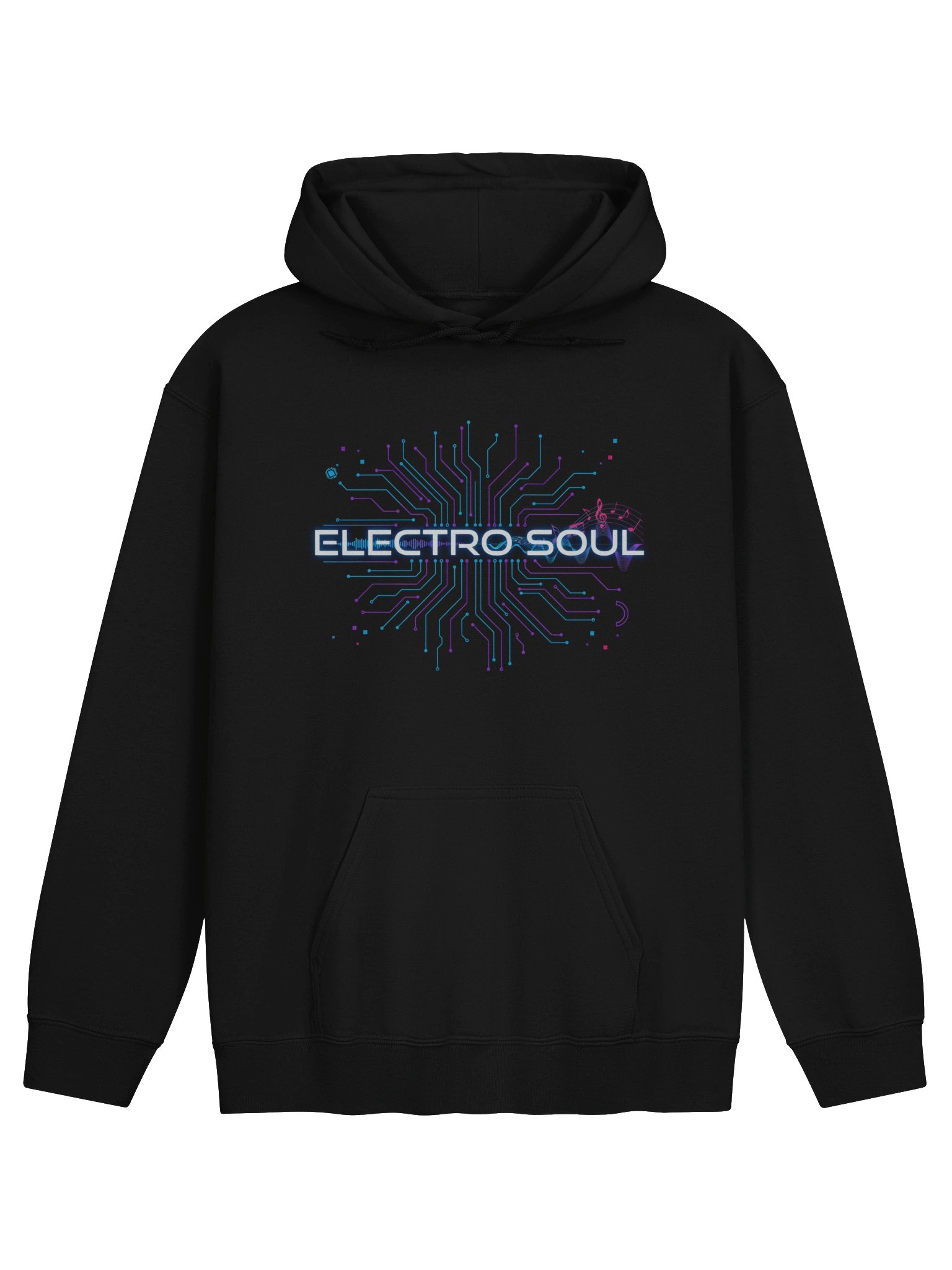 ElectroSoul Neon Circuit Hoodie product image (3)