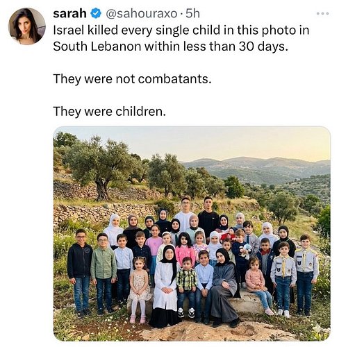 If a politician tell you that they’re still willing to send money or weapons to 🇮🇱, tell them you will never vote for them