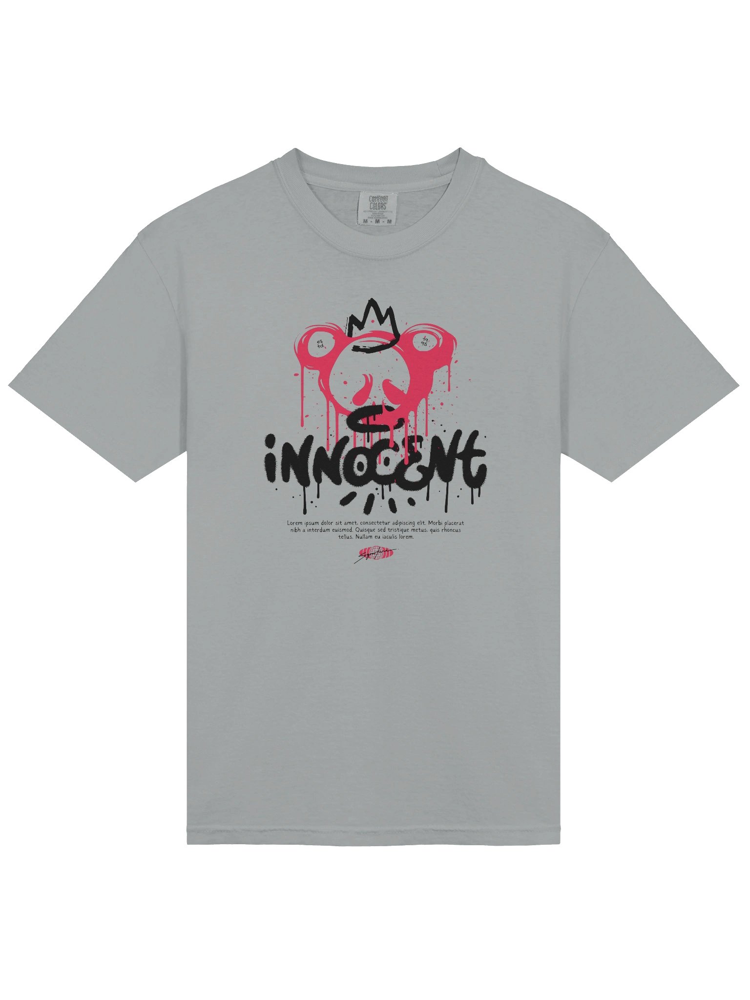Pink Drip Abstract T-Shirt product image (11)