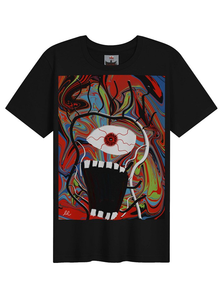 Psychedelic Face Abstract Graphic Tee product image (1)