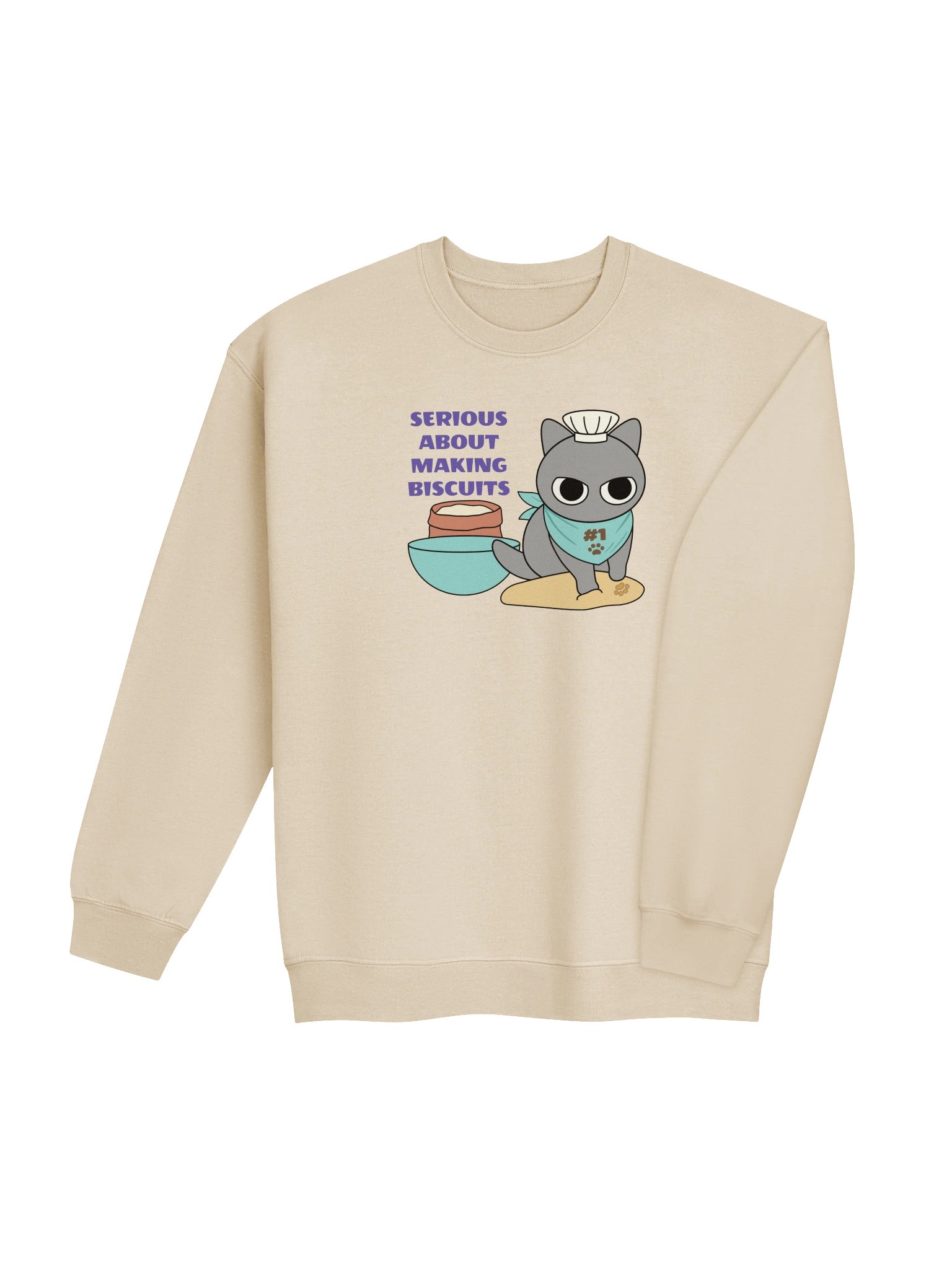 Biscuit Cat - Unisex Adult Sweatshirt product image (3)