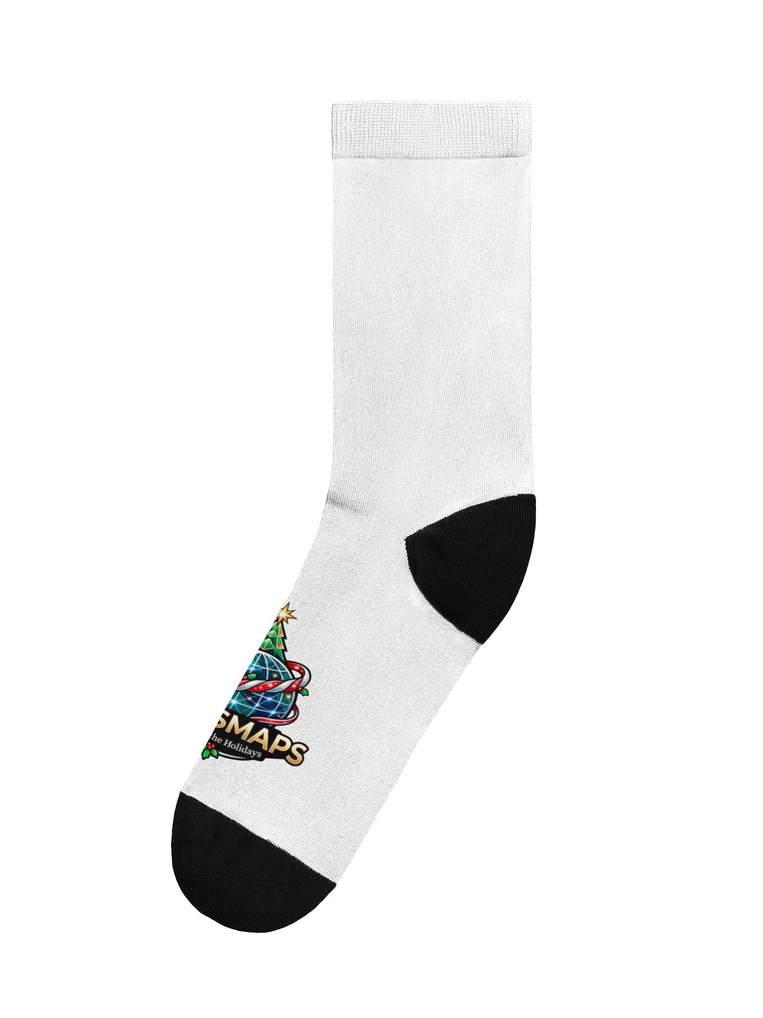 XmasMaps Festive Crew Socks product image (1)