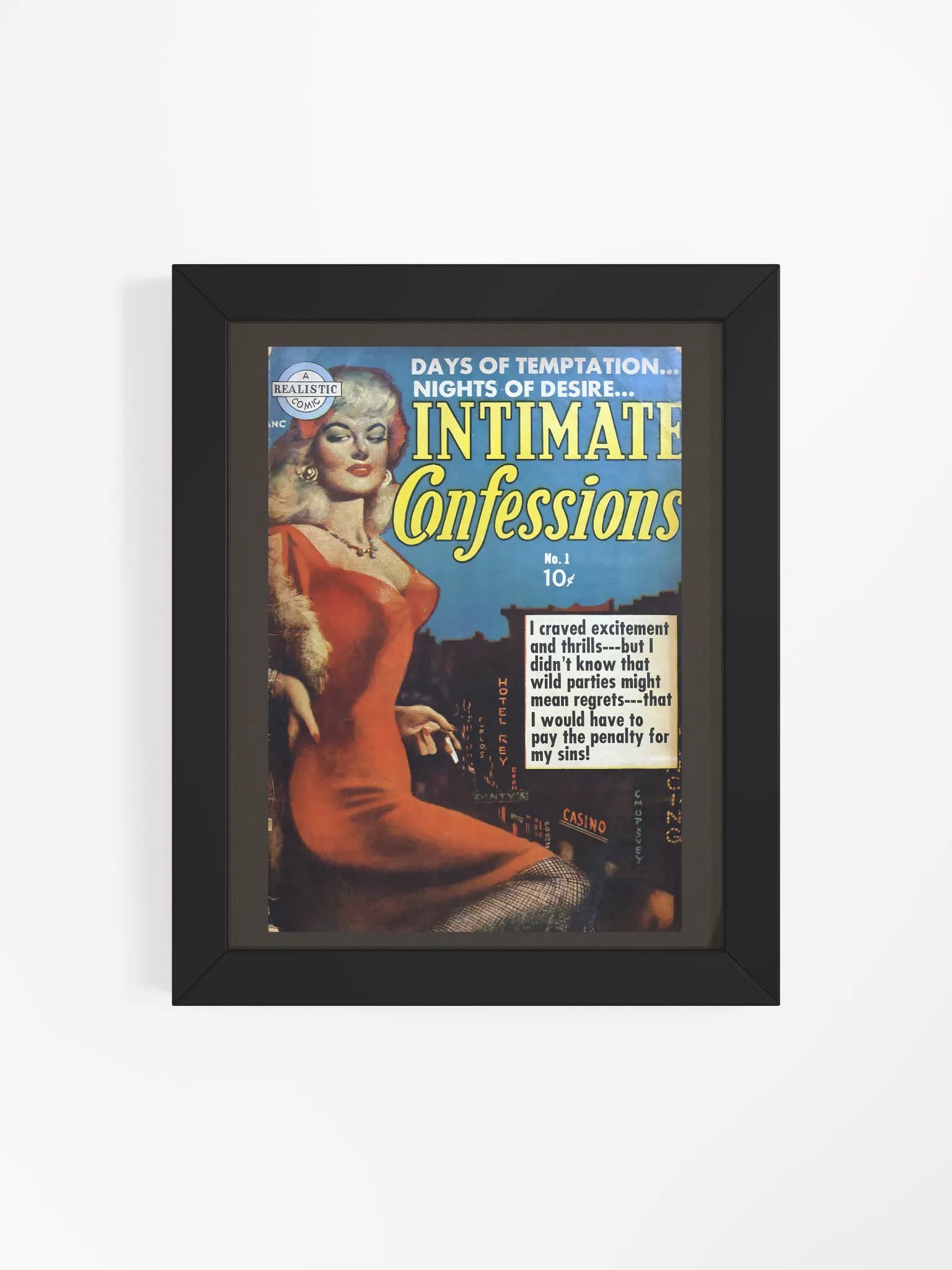 Intimate Confessions#1 - Vintage Comic Book Cover Poster product image (78)