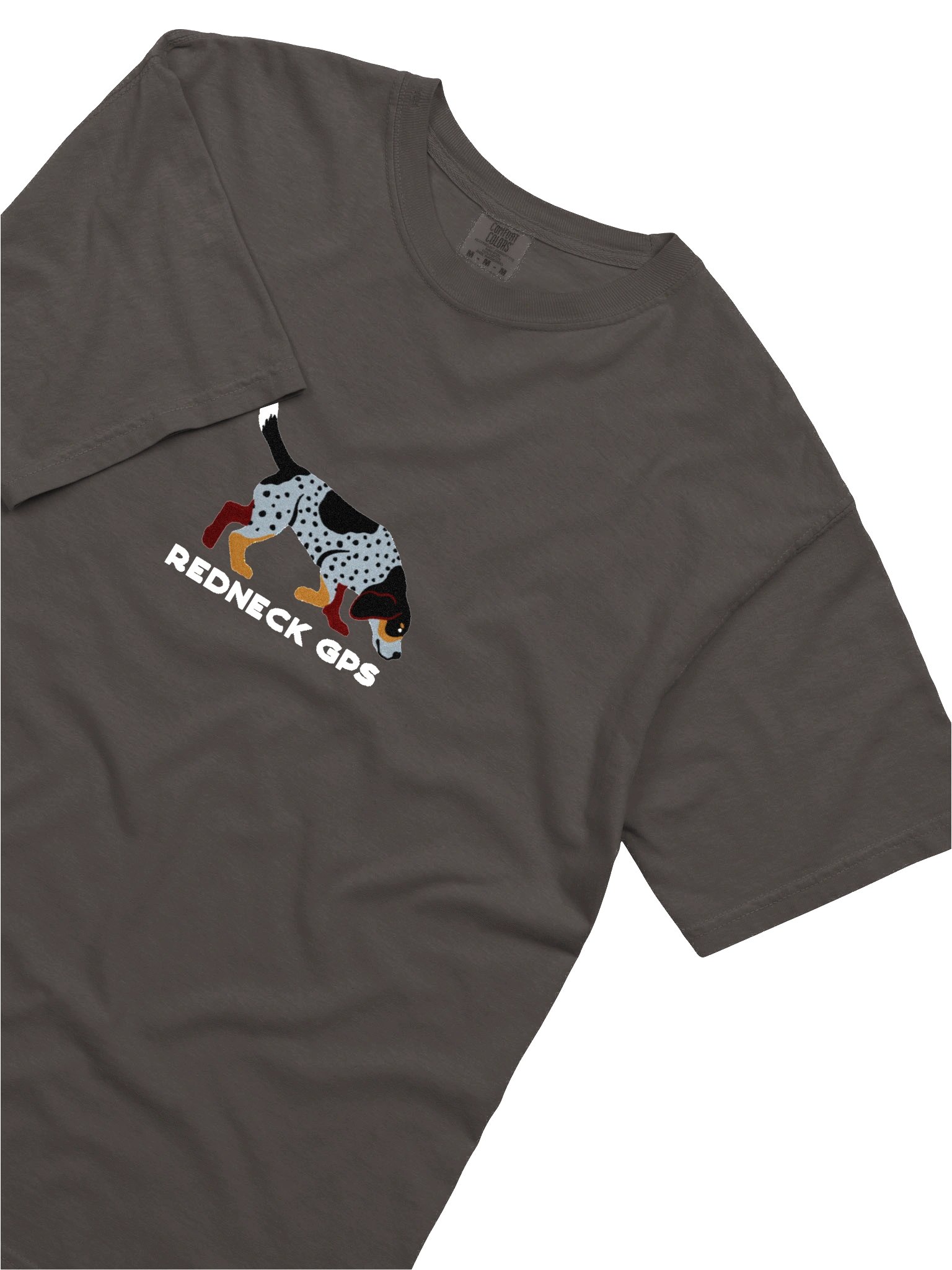 Redneck GPS T-Shirt(Embroidered) of a Beagle(Bluetick) product image (8)