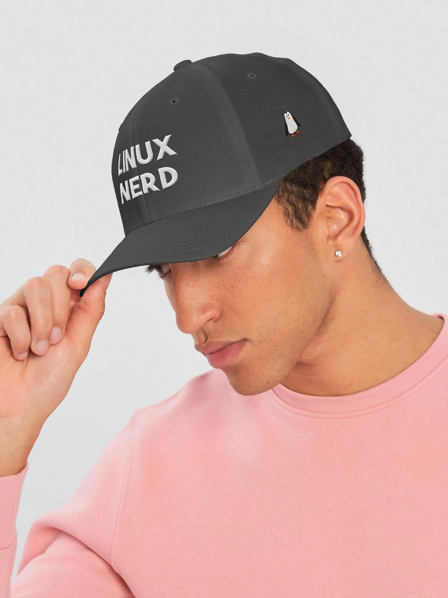 Linux Nerd Fitted Cap product image (17)