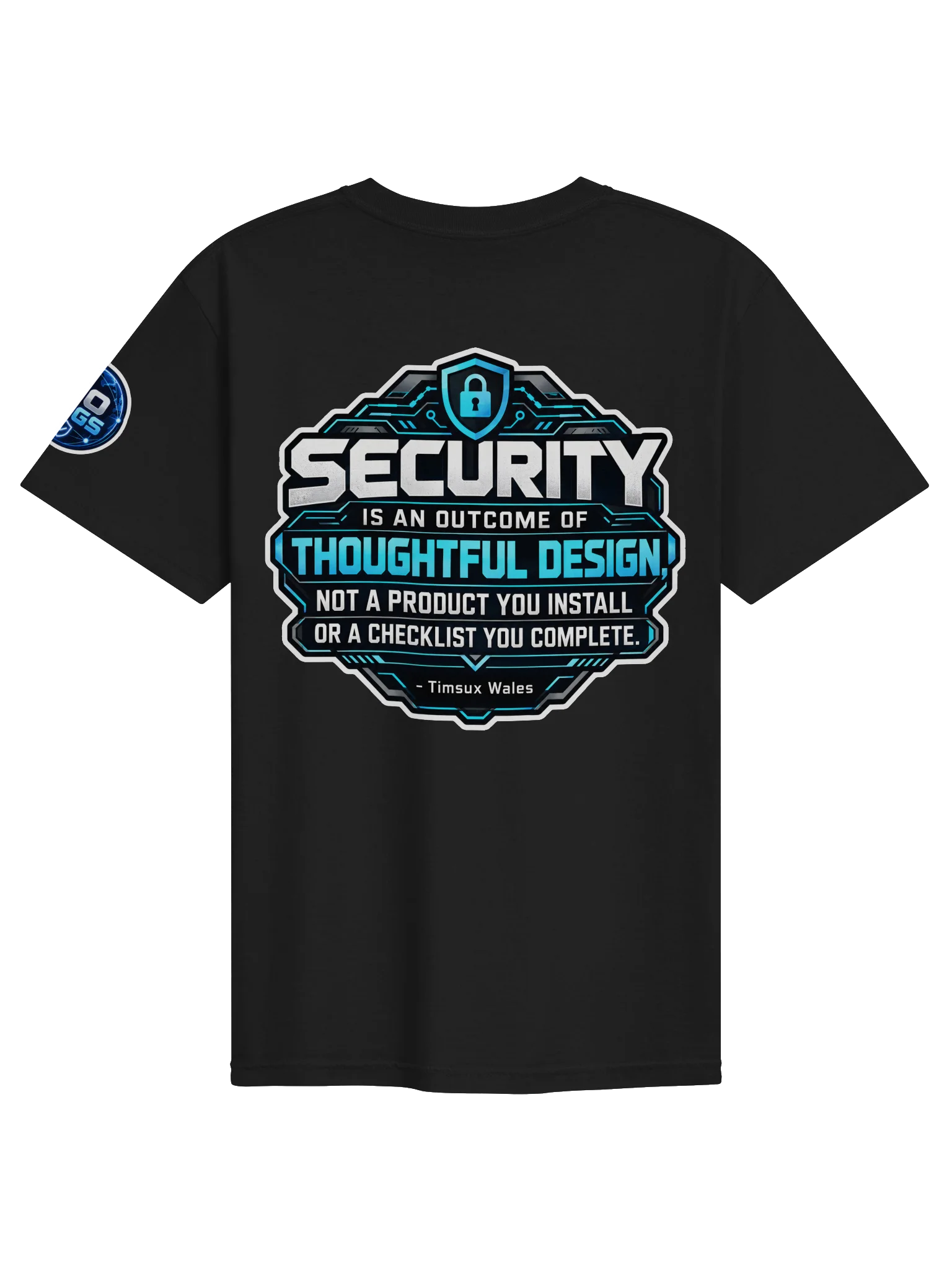 SpyglassVPN - security by design tee product image (2)