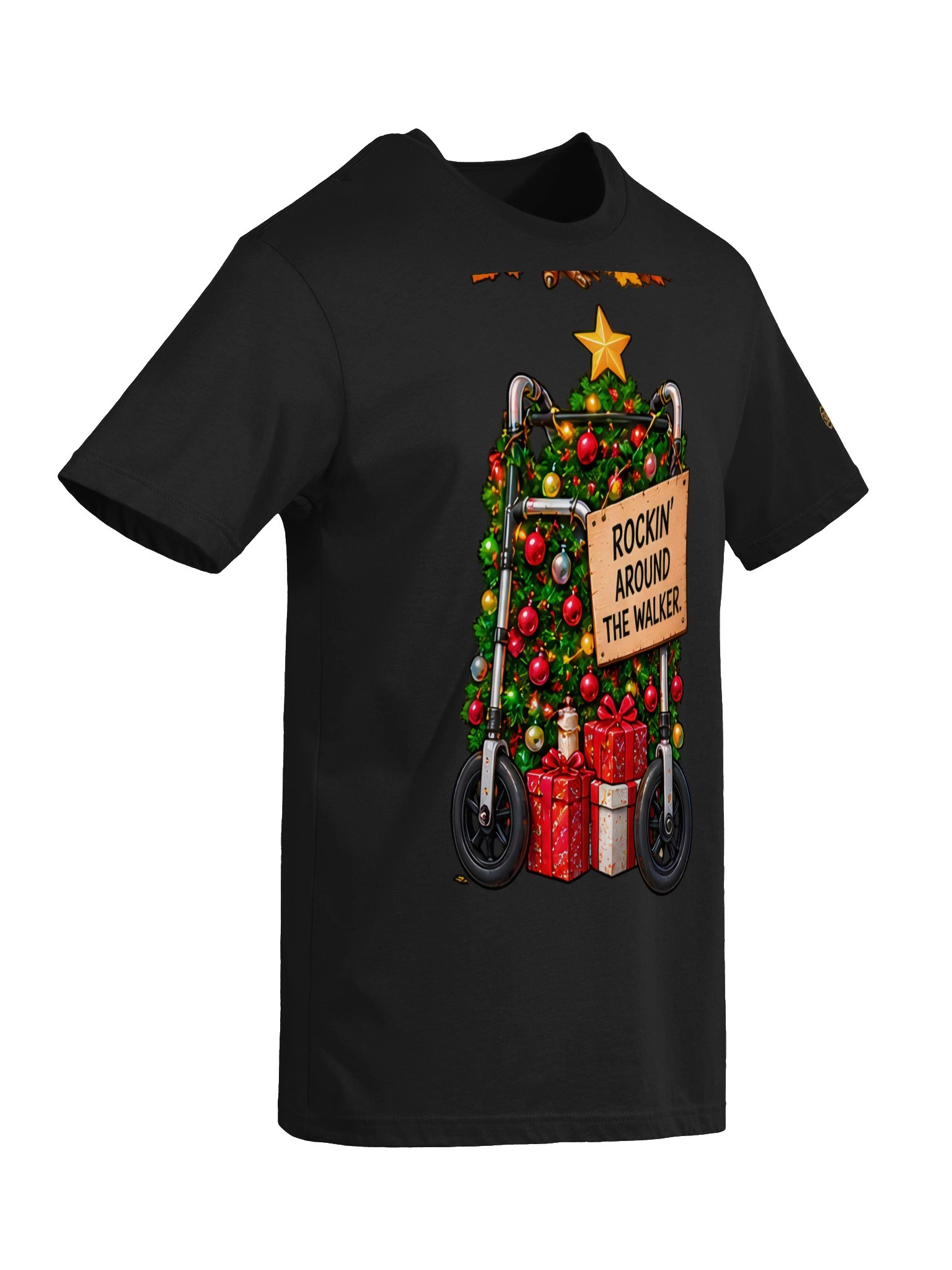 Funny Christmas Walker Shirt — Rockin’ Around the Walker | Broken Holly-Daze™ product image (7)