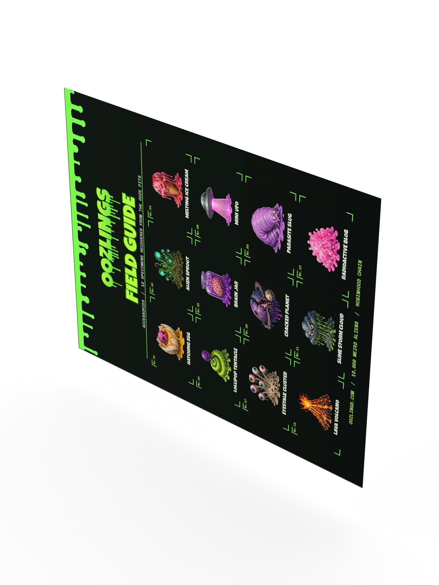 Oozlings Accessory Field Guide Poster product image (8)