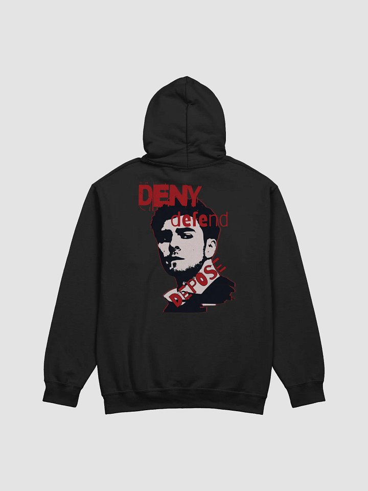 Deny Defend Depose Luigi Mangione Hoodie Black product image (1)