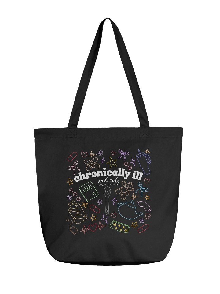 Chronically Ill and Cute Tote - Rainbow product image (1)