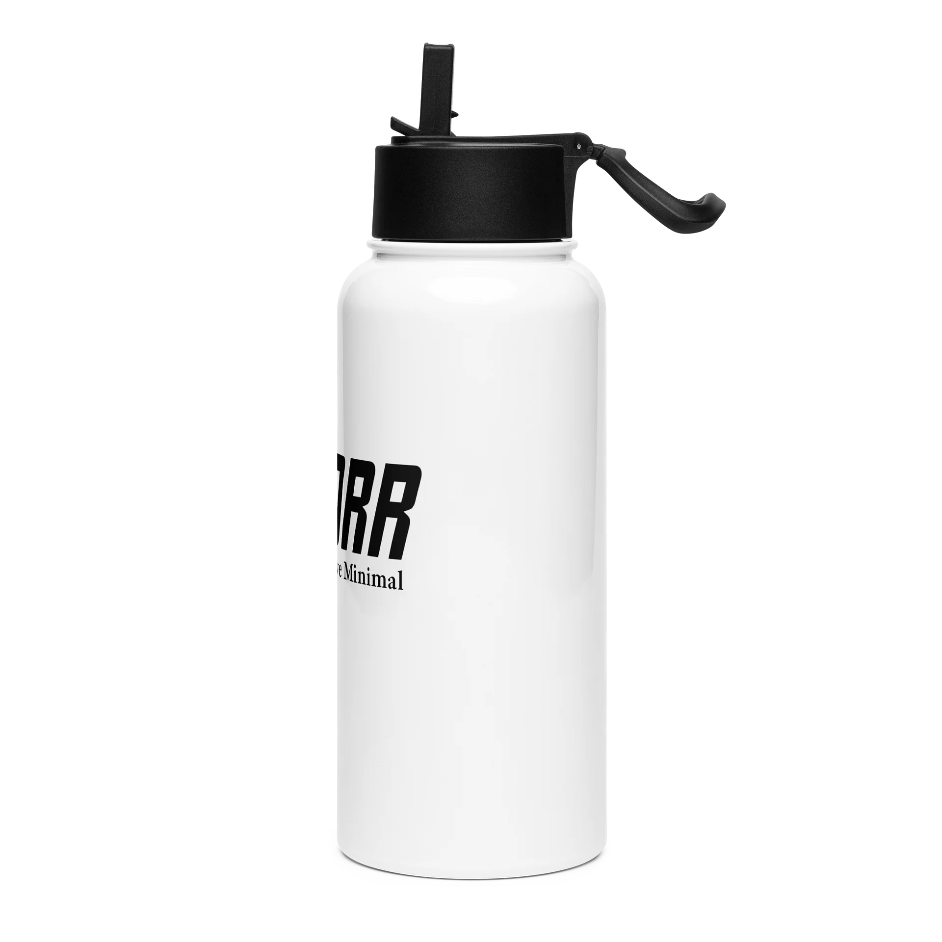 Midnight Black Straw Lid Water Bottle product image (3)