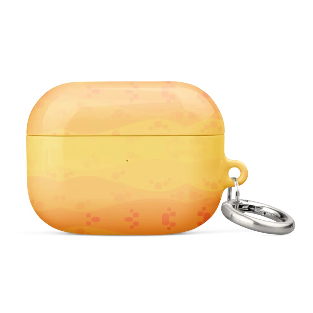 Orange Wave Airpods Case product image (1)