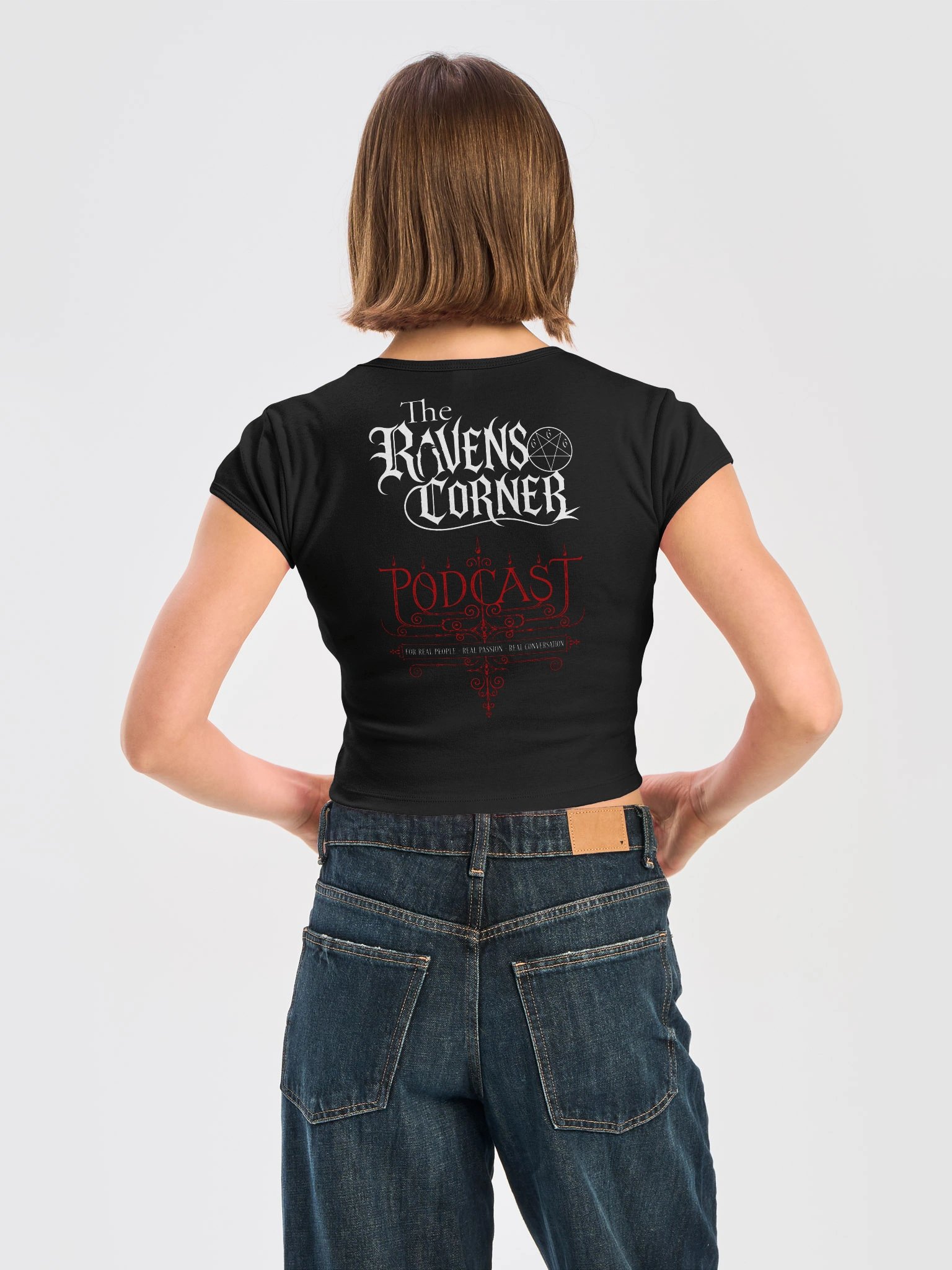 The Ravens Corner Womens Baby Tee Crop Top product image (4)