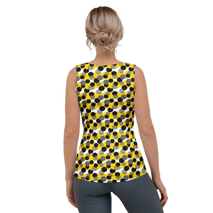 Cozy Chic Modern Geometric Polka Dot All-Over Print Women's Tank Top product image (2)
