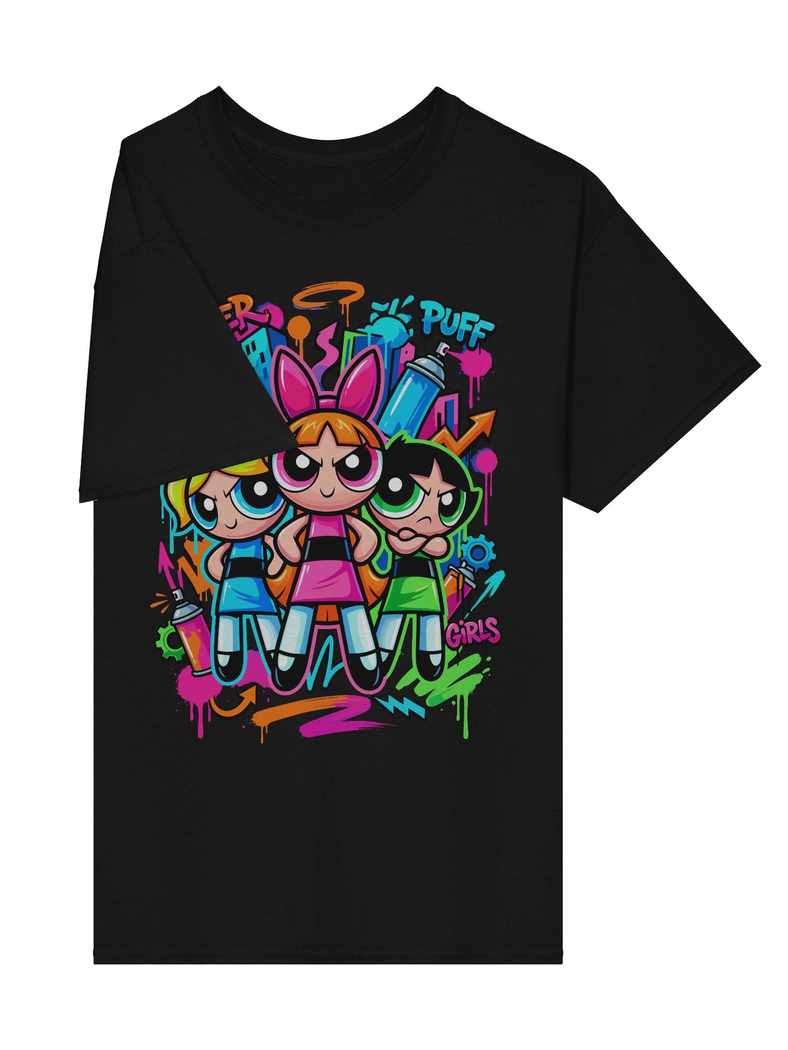 Power Puff Girls graffiti t-shirt product image (31)