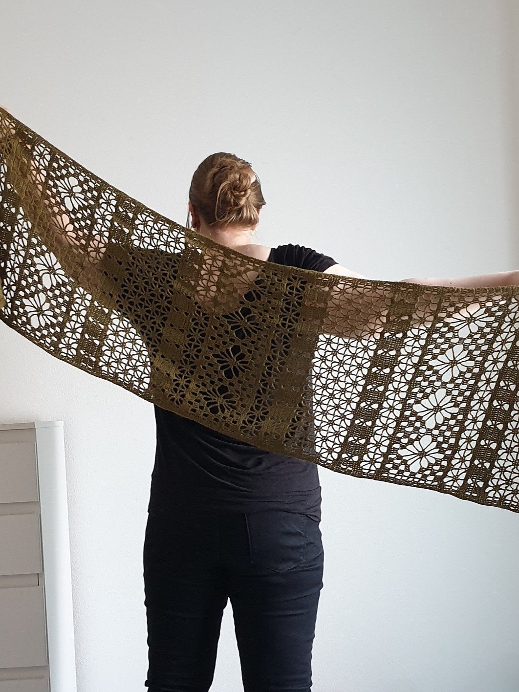 Luster Lace Wrap Crochet Pattern product image (8)