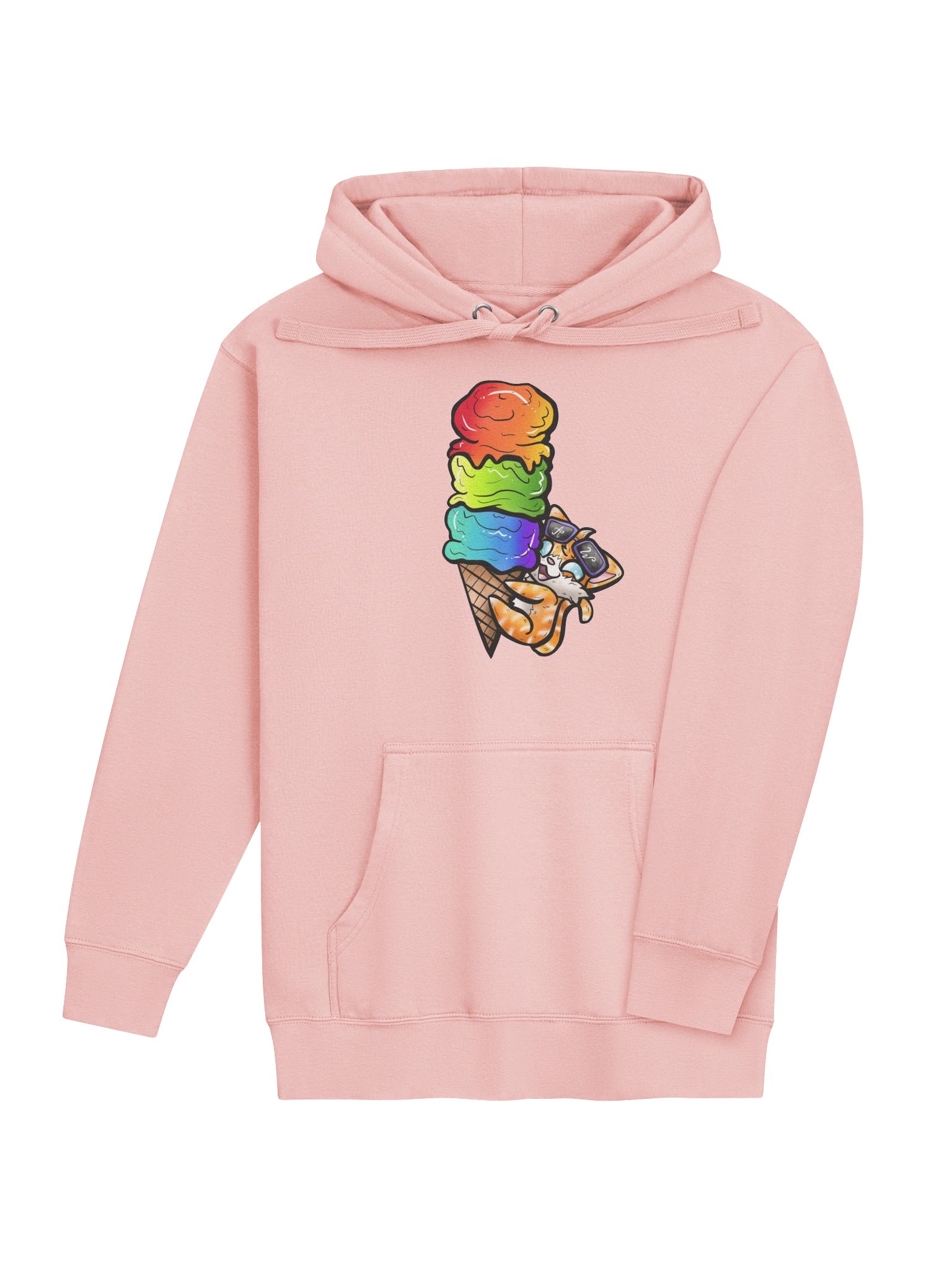 Arcade Warrior Ice Cream Cat Unisex Hoodie product image (43)