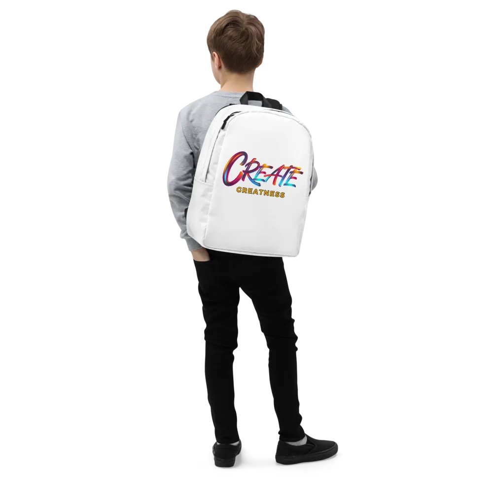 Create Greatness Large Print Backpack product image (3)