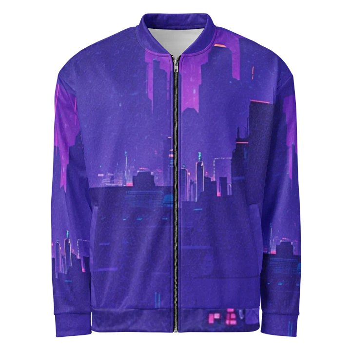 Future Dusk Purple Bomber Jacket –design by Unik Limited Edition (1,977 Worldwide) product image (1)