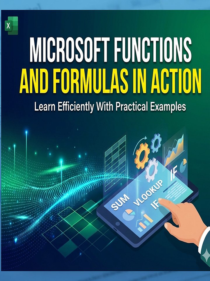 Microsoft Functions And Formulas In Action: Learn Efficiently With Practical Examples - eBook product image (1)