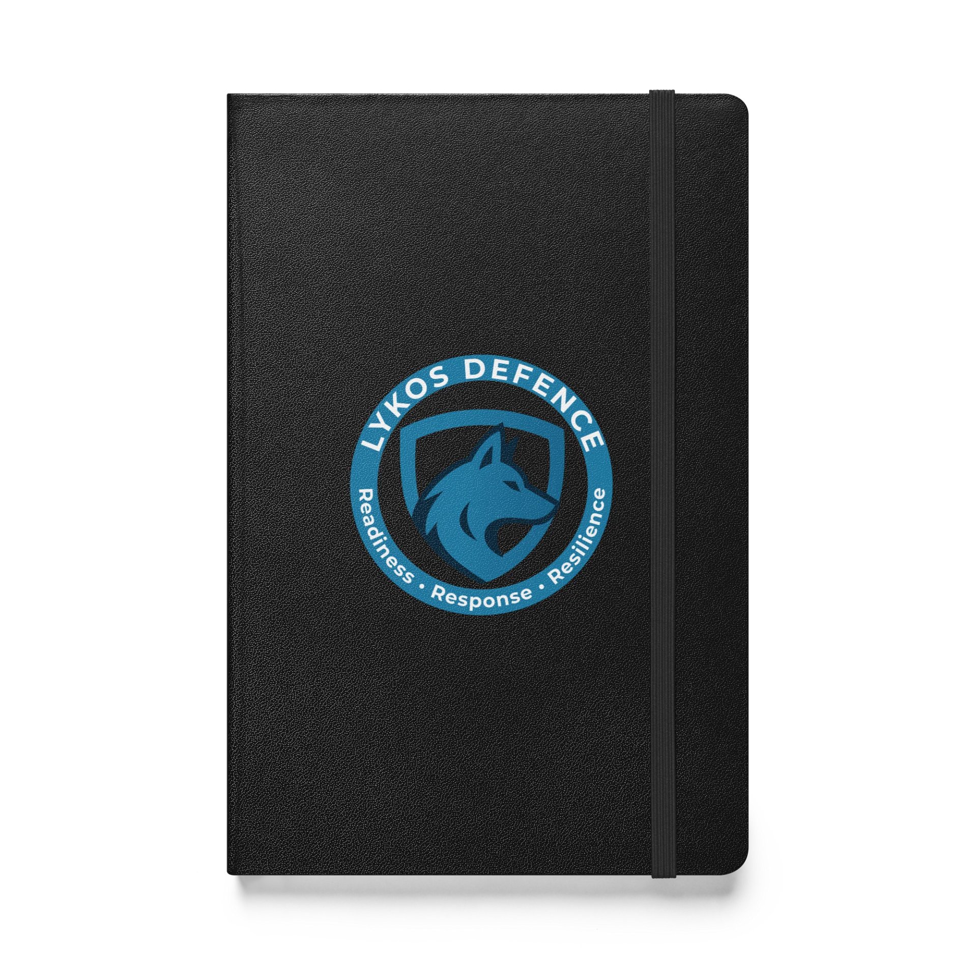 Lykos Defence Wolf Logo Hardcover Notebook product image (1)