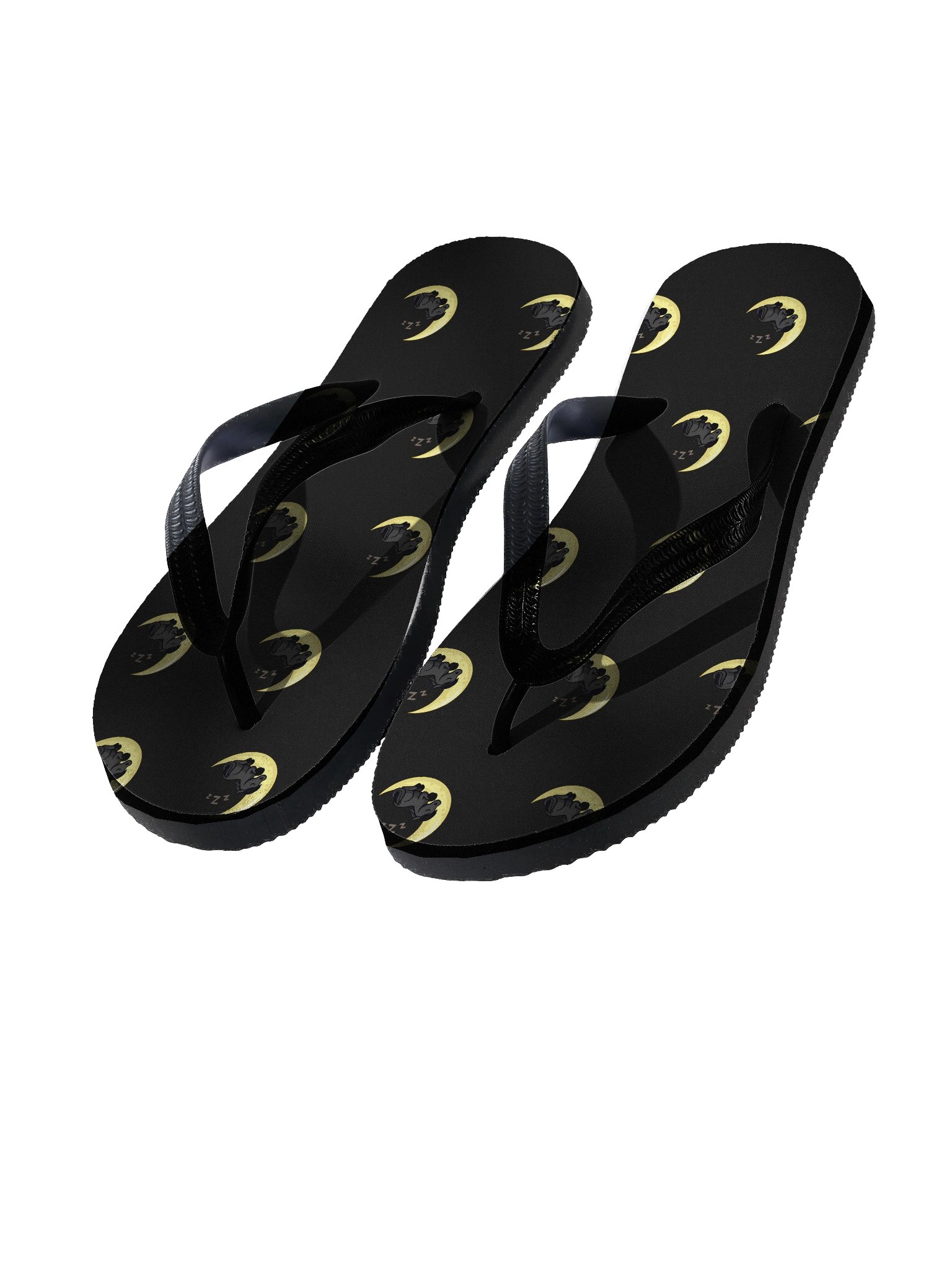 Sleepy Moon Flip-Flops product image (1)