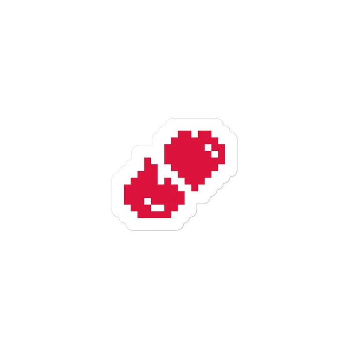 KUDOS // #EnemiesToLovers Pixel Art Die-Cut Sticker product image (2)