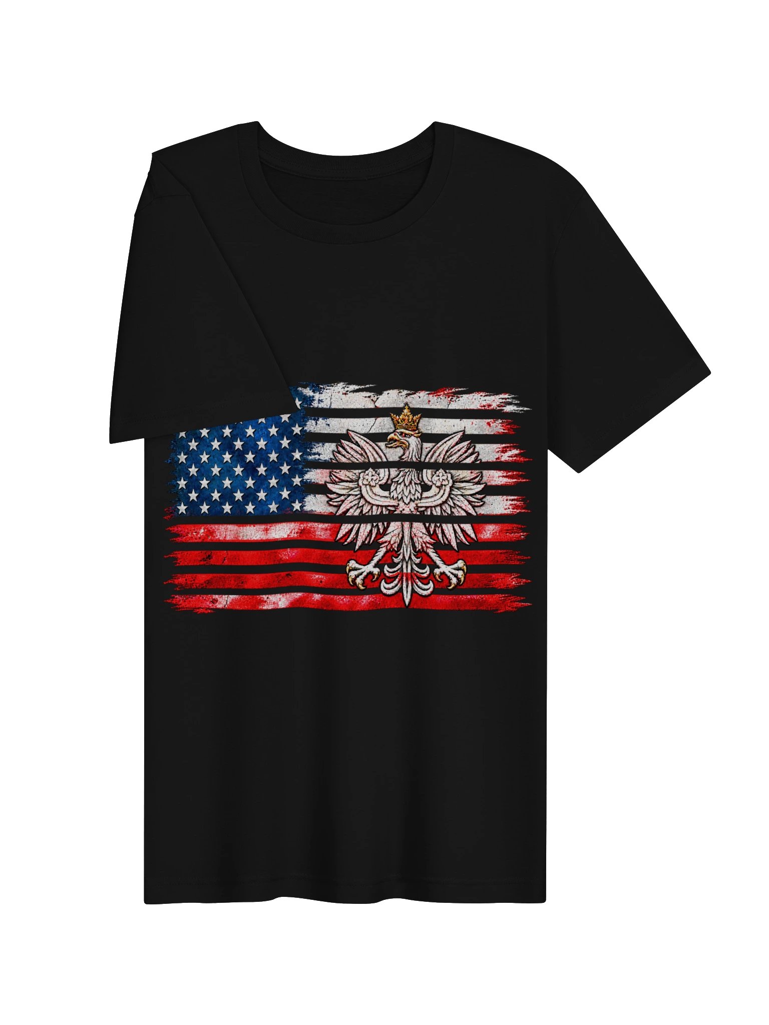 Polish American Flag T-Shirt product image (4)