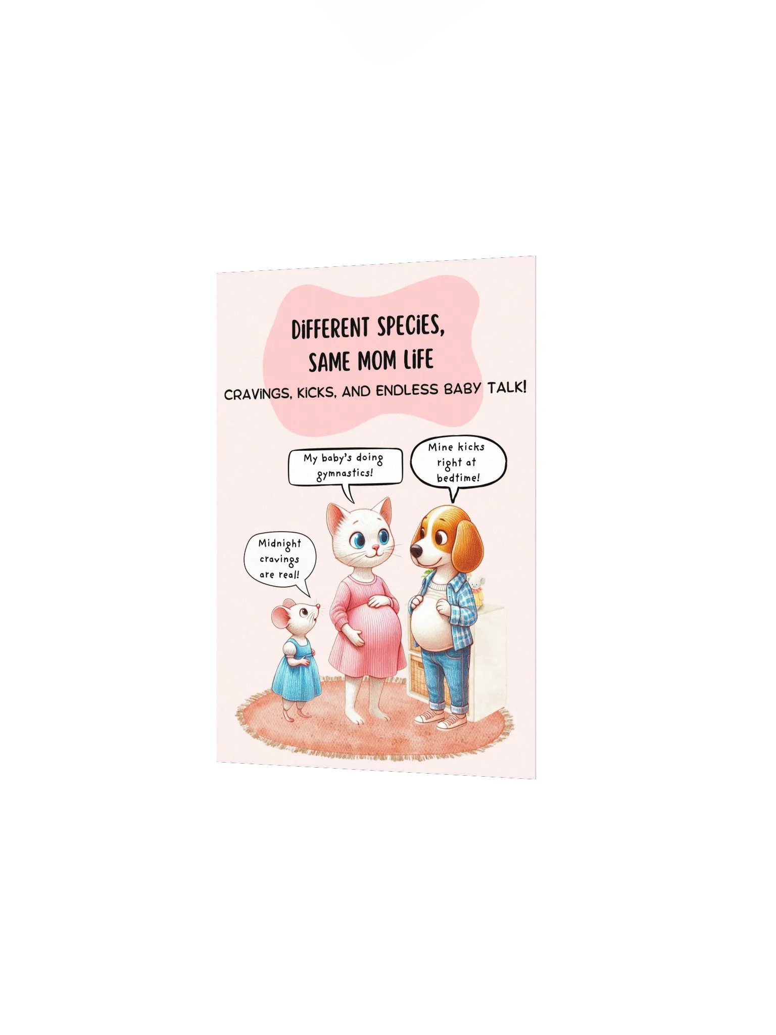 Pregnancy Chit Chat Vibrant Matte Poster Print product image (2)
