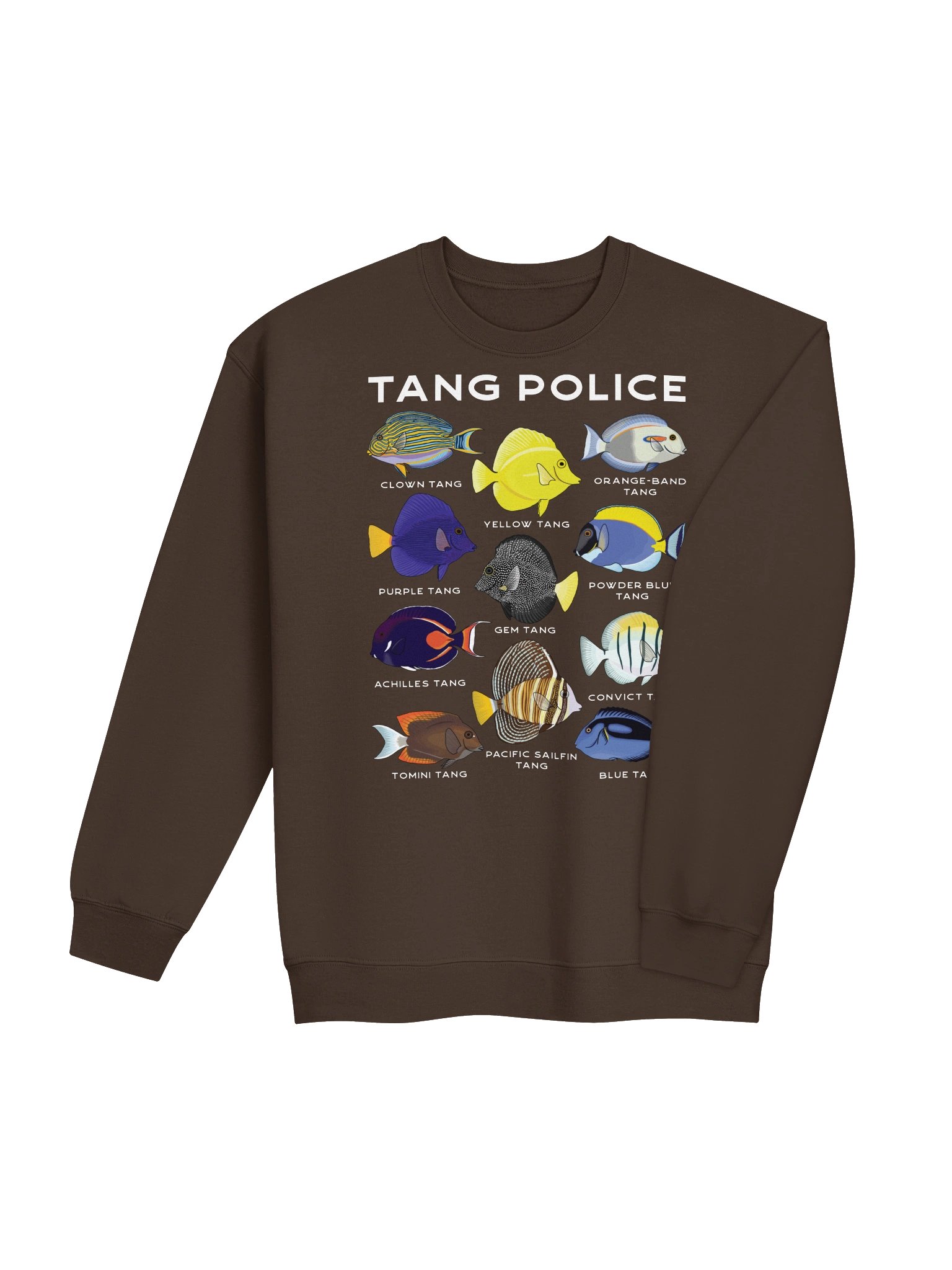 Tang Police(Front Print) sweatshirt for Reef Aquarium Lovers product image (21)
