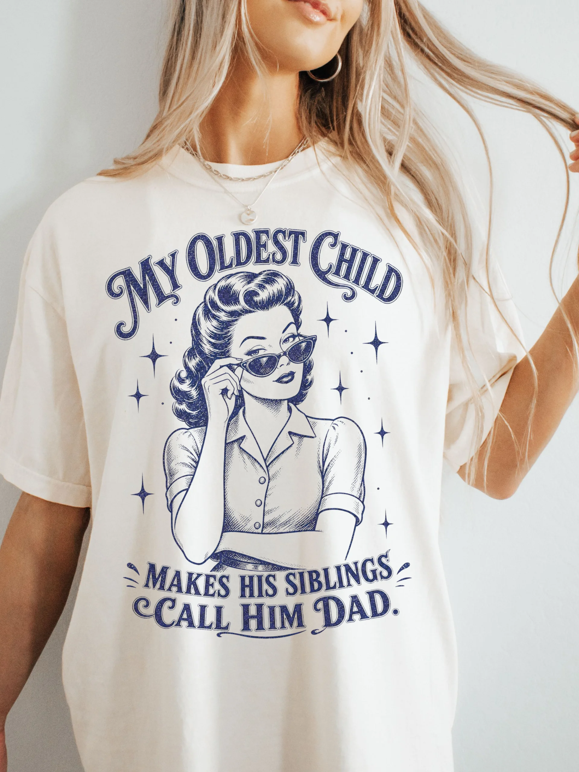 My Oldest Child Makes His Siblings Call Him Dad - Retro Design product image (2)