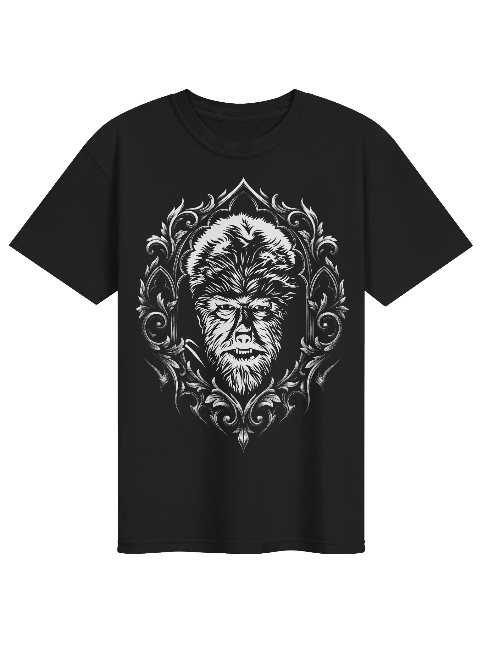 Classic Werewolf Gothic Horror Vintage Monster Halloween Design product image (1)
