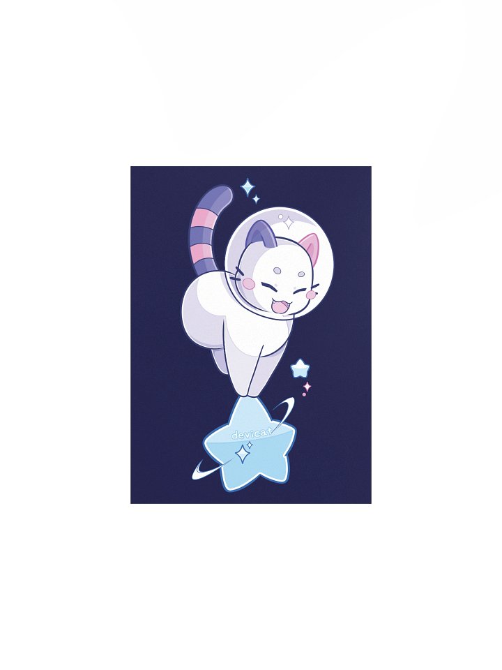 CandiCat Astro Cat 2024 Print product image (1)