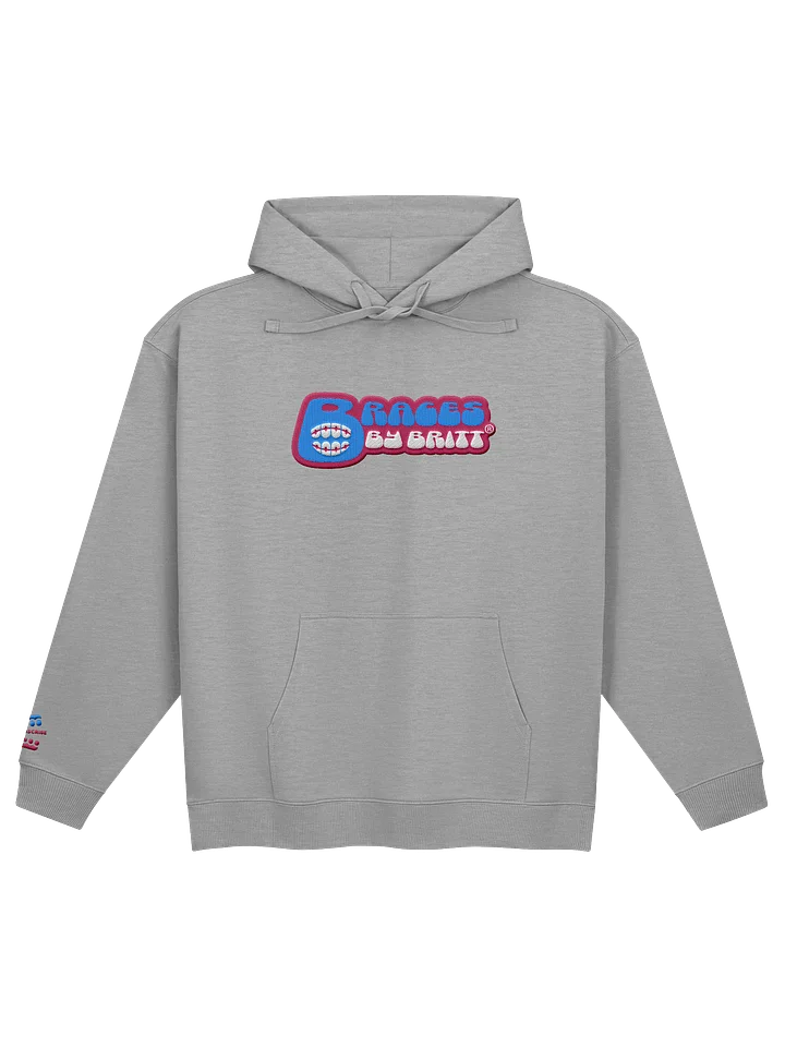 NEW! Braces By Britt® Signature Hoodie Heather Gray product image (2)