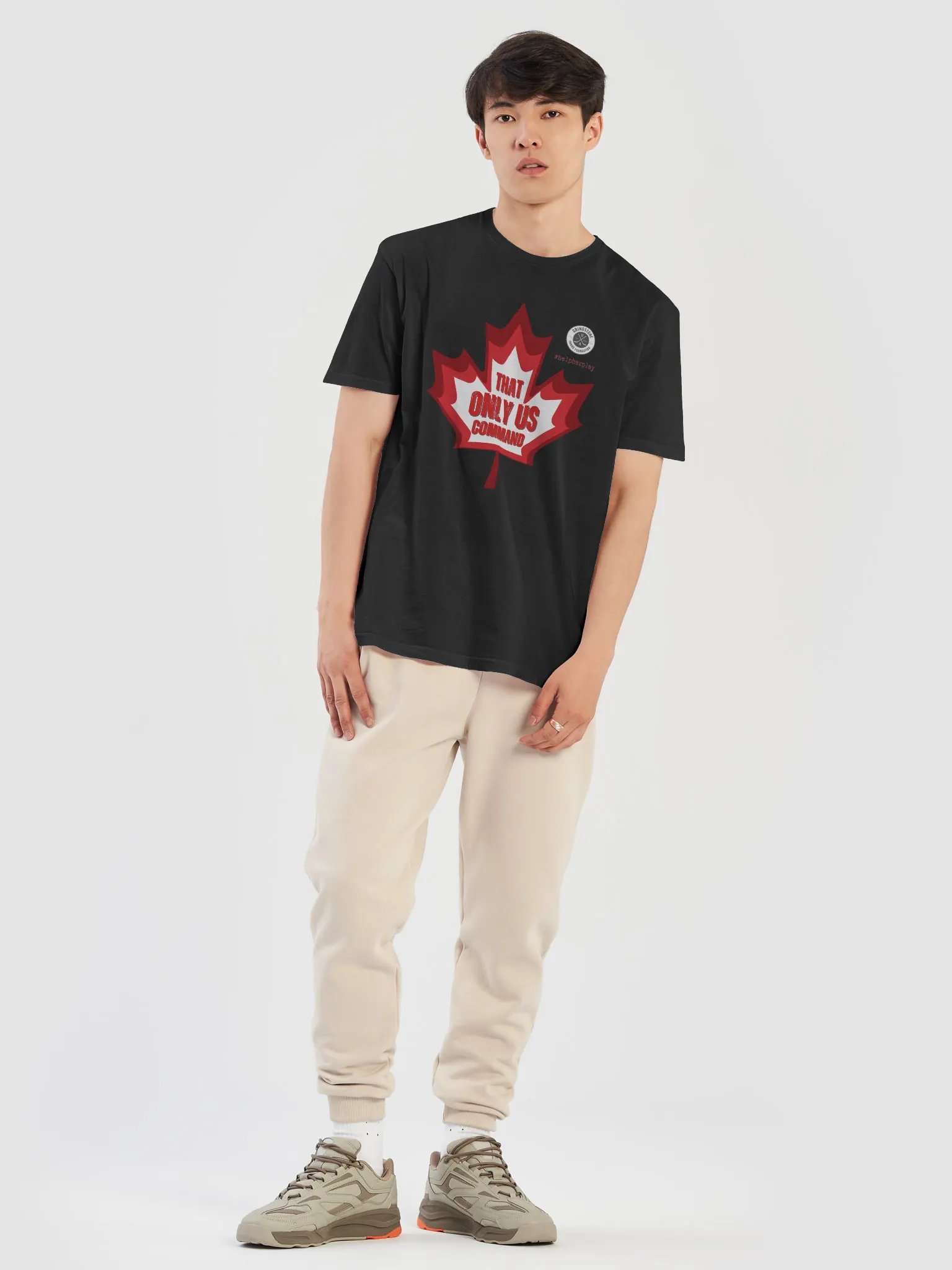CK x GRINDSTONE "THAT ONLY US COMMAND" MAPLE LEAF TEE product image (3)