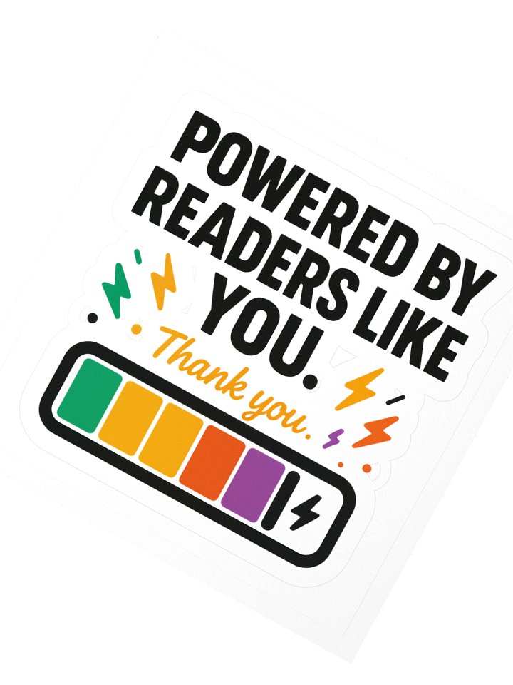 Powered by Readers 2 Sticker product image (6)